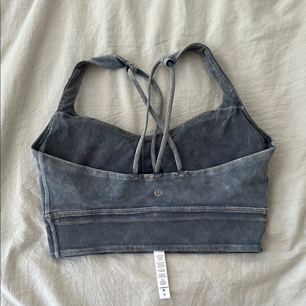 Set of 3 lululemon long line strappy sports bras size 8 - Picture 3 of 10